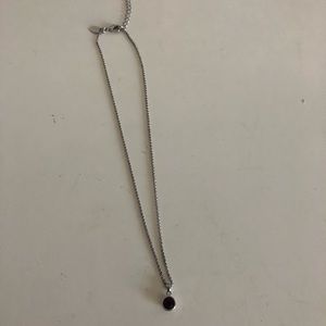 purple diamond necklace